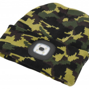 Fes camuflaj cu lanterna cu LED si incarcare usb Cattara TT14020 - Img 2