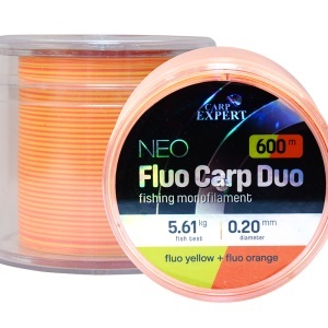 Fir Crap Carp Expert Neo Fluo Carp Duo Yellow-Orange 600m