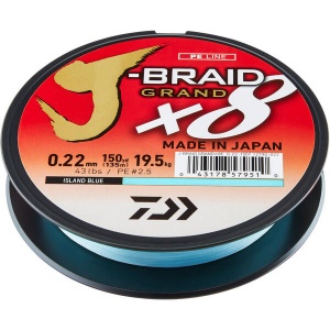 Fir Textil Daiwa J-Braid Grand X8 Blue 135m