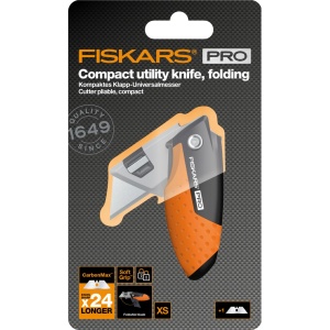 FISKARS Cutit utilitar pliabil compact CarbonMax - 1062939 - Img 4