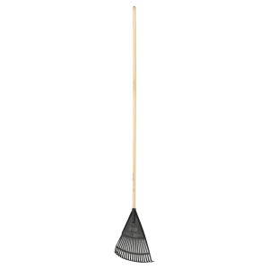 FISKARS Grebla pentru frunze cu coada de lemn, 20 dinti, Solid - 1011607 - Img 2