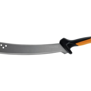 FISKARS Maceta Fiskars Solid, 61.7 cm, negru/portocaliu - 1051235 - Img 1