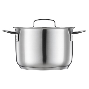 FISKARS Oala cu capac, din otel inoxidabil, fara acoperire antiaderenta, Fiskars All Steel, 3 l - 1064751