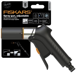 FISKARS Pistol pentru stropit, jet ajustabil, FiberComp - 1067193