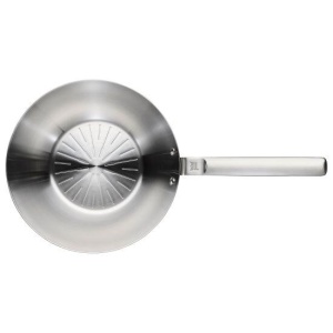 FISKARS Tigaie wok din otel inoxidabil, fara acoperire antiaderenta, Fiskars Norden, Ø 28 cm - 1067630 - Img 5