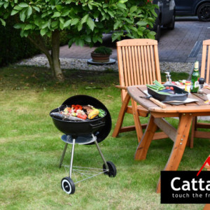 Gratar pe carbuni Cattara Bari, mobil, 46cm, capac - TT13027 - Img 6