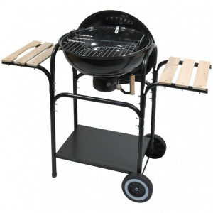 Gratar pe carbuni Cattara Messina, mobil, masute laterale, 46cm - TT13033