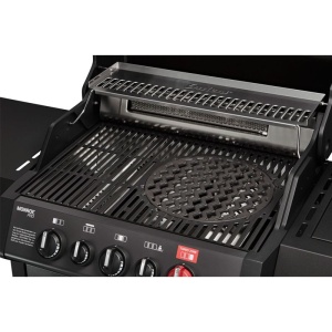 Gratar pe gaz, 3 arzatoare inox, arzator infrarosu, grile fonta, Enders Monroe Pro 3 SIK Turbo, grafit mat - 838133 - Img 9