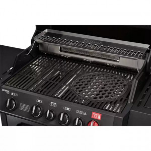 Gratar pe gaz, 4 arzatoare inox, arzator infrarosu, grile fonta, Enders Monroe Pro 4 SIK Turbo, 838533 grafit mat 8