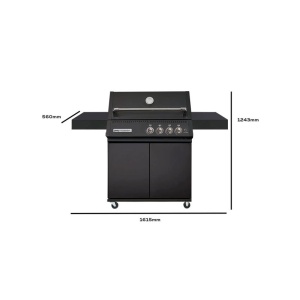 Gratar pe gaz Crossray by Heatstrip - TCX4FL(B)30 + Stand TCX4PL(B)-TROLLY - Img 3