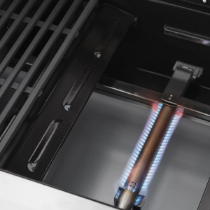 Gratar pe gaz cu 6 arzatoare (5 inox si 1 infrarosu), incastrabil, grile si plita fonta, Grandhall Grandpro Maxim G5 - K05000387A - Img 8