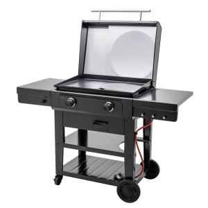 Gratar pe gaz tip plancha, grill si cuptor de pizza cu 2 arzatoare Char-Broil Versa-Tile Griddle - 140241
