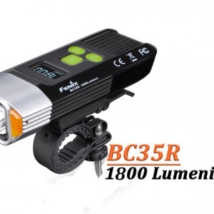 Lanterna bicicleta de ghidon Fenix BC35R Reincarcabila 1800 Lumeni 146 Metri