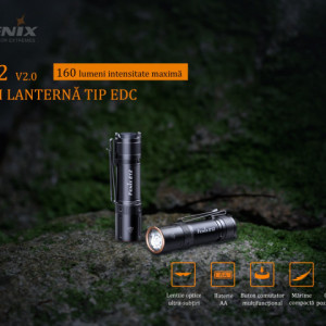 Lanternă EDC160 Lumen 68 Metri Fenix E12 V2.0 - ADV-430-001 - Img 3