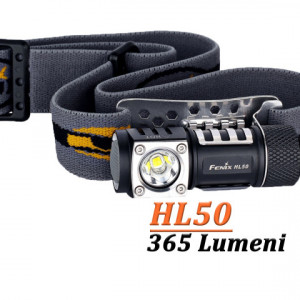 Lanterna frontala Fenix HL50 365 lumeni 77 metri