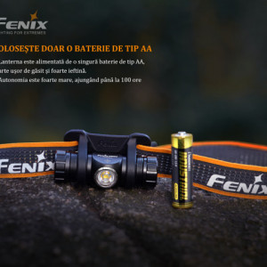 Lanterna frontala Fenix HM23 240 lumeni 53 metri 2