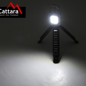 Lanterna multifunctionala LED 600lm Cob cu tripod pliabil Cattara TT13153 - Img 6