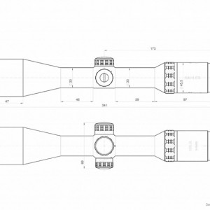 Luneta de arma pentru vanatoare Kahles Helia 2-10x50i 4-Dot - 10624 6