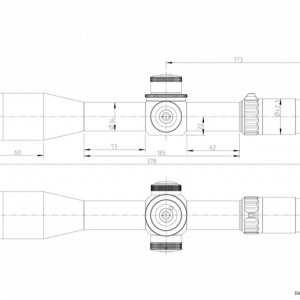 Luneta de arma pentru vanatoare Kahles K312i 3-12x50, Mil7 - 10549 5