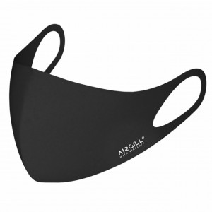 Masca textila reutilizabila cu tratament Polygiene VIRALLOFF Black L