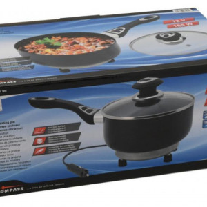 Oala electrica cu alimentare la bricheta 12V pentru incalzit mancarea 1.9L Compass - Img 7
