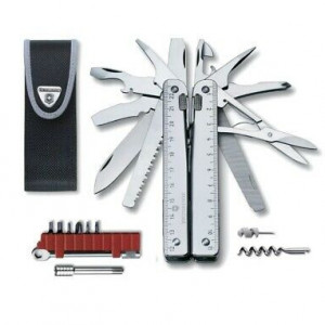 Patent Victorinox SwissTool X cu Clichet, Teaca Nylon - 3.0339.N