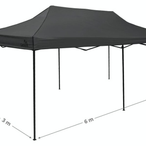 Pavilion pliabil impermeabil Cattara 3 x 6m gri - TT13343 - Img 3
