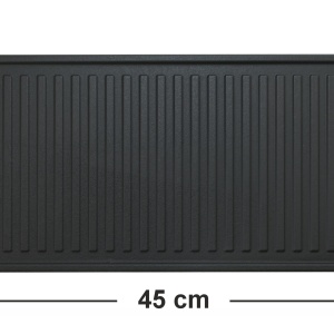 Plita din fonta cu doua fete neteda si striata Cattara ETAGE, 450x205mm - TT14075 - Img 3
