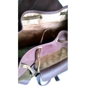 Rucsac Piele Vanator Nobil Hunt cu 2 Buzunare Exterioare - Img 4