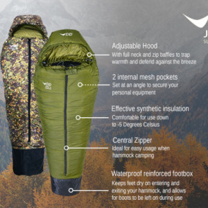 Sac de dormit DD Hammocks Jura 2 XL Camo - 0707273932327 5