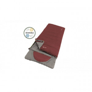 Sac de dormit reversibil Outwell Contour Lux - Red - Fermoar Dreapta 4