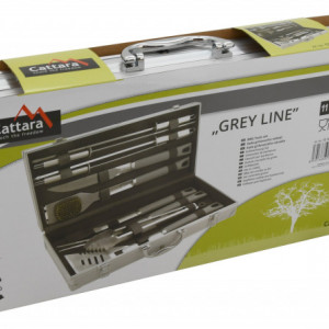 Set 11 ustensile pentru gratar Cattara gama Grey - TT13106 - Img 6