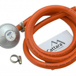 Set regulator de presiune + furtun 1.5m 30mBar Cattara TT13607 - Img 4