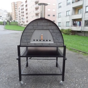 Stand metalic mobil pentru cuptor traditional pentru pizza pe lemne Maximus Prime 108 x 100 x 98 cm - MAXIMUSPRIMESTAND - Img 3