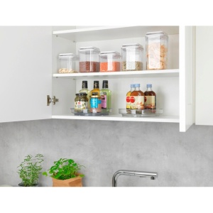 Tava rotativa din plastic reciclat transparent Wenko Victoria - 53311100 - Img 7