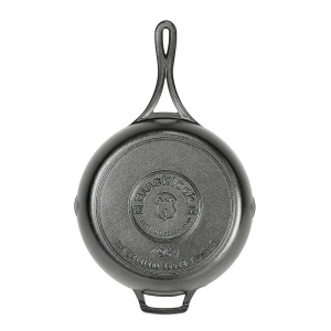 Tigaie adanca rotunda din fonta cu maner triplu asezonata Lodge Blacklock 26 cm - L-BL96SK - Img 4