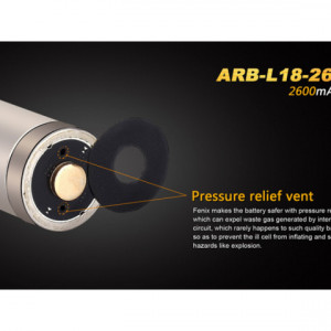 Acumulator Fenix 18650 - 2600mAh  - ARB-L 18-2600 4