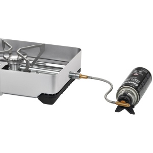 Aragaz de camping si mini gratar portabil, capac tip tocator, alimentare cartus gaz, Enders Pace - 1840 - Img 6