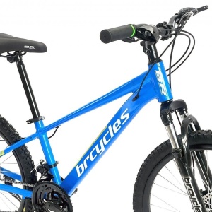 Bicicleta BR Tornado 24", 21 viteze, frane pe disc, cadru din aluminiu 13", manete secventiale, albastru - Img 2