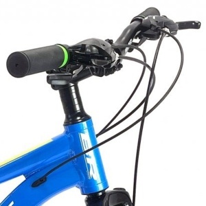 Bicicleta BR Tornado ProMG 24", jante MAGNEZIU, 21 viteze, frane pe disc, cadru din aluminiu 13", manete secventiale, albastru - Img 5