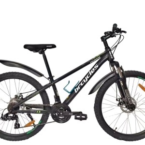 Bicicleta BR TSUNAMI PRO2025 26", 21 viteze, frane pe disc, cadru otel 14.5", manete secventiale, negru