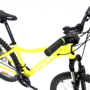 Bicicleta BR TSUNAMI PRO2025 26", 21 viteze, frane pe disc, cadru otel 15", manete secventiale, galben - Img 2