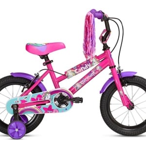 Bicicleta copii 12" CLERMONT Candy fucsia, varsta 2-4 ani