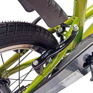 Bicicletă copii BR Neptune Kids 16", cadru oțel, verde, varsta 4 - 6 ani - Img 10