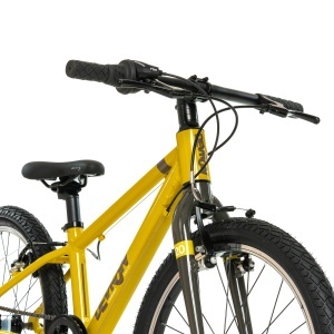 Bicicleta Copii Devron Urbio U2.0 Super Light - 20 Inch, Galben-Gri - Img 5