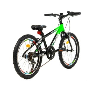Bicicleta Copii Dhs Terrana 2023 - 20 Inch, Negru/Verde - Img 2