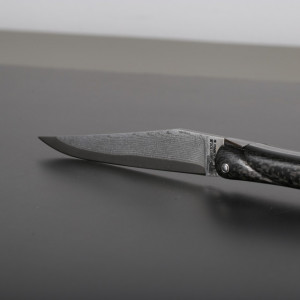 Briceag Laguiole en Aubrac, Maner Fibra Carbon, Lama Damasc Japonez lama 12cm - LGL0512CE4/FQB1 4
