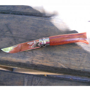Briceag Opinel N°08 Inox Bubinga in Cutie, lama 8.5cm - 226086 - Img 3