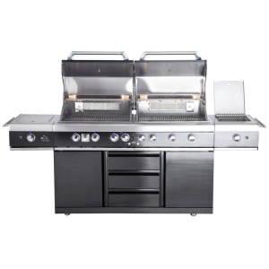 Bucatarie de exterior din inox, gratar pe gaz cu Air System ALL GRILL Top-Line Extrem Light - 100960 - Img 10