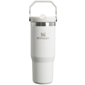 Cana Termoizolanta Cu Pai Rabatabil Stanley Classic Iceflow Flip Straw Tumbler 0.89l / 30oz, Alb - 10-09993-407